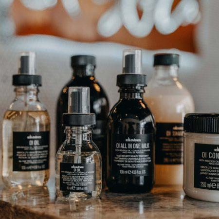 Davines products on display